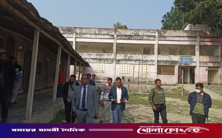 ত্রয়োদশ জাতীয় সংসদ নির্বাচন ঘিরে চরভদ্রাসনে ১৬ ভোটকেন্দ্র পরিদর্শনে প্রশাসন