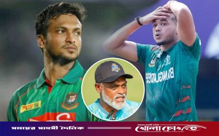 কোচের মৃত্যুতে মন কাঁদছে সাকিব-তাসকিনদের