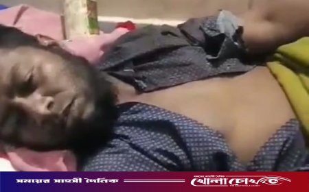 পদ্মাচরে জায়গায় জমি দ্বন্দ্বে প্রতিপক্ষের হামলায় আহত-১