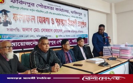 ফরিদপুর পৌরসভা পরিচালিত ১২টি প্রাক-প্রাথমিক বিদ্যালয়ের ফল প্রকাশ ও পুরস্কার বিতরণ