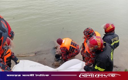 চরভদ্রাসনে বাল্কহেড থেকে পড়ে নিখোঁজ সুকানীর মরদেহ ৬ দিন পর উদ্ধার