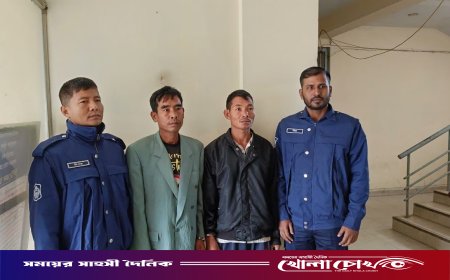 রোয়াংছড়িতে ওমর ফারুক হত্যা মামলার ওয়ারেন্টভুক্ত দুই আসামি গ্রেফতার