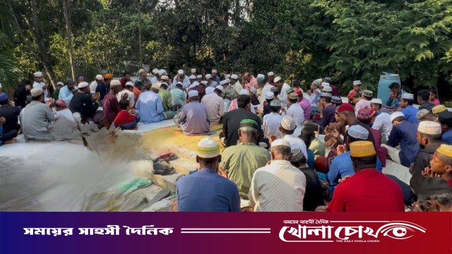 বিএনপির চেয়ারপার্সন খালেদা জিয়ার রোগমুক্তি কামনায় মহম্মদপুরে দোয়া মাহফিল