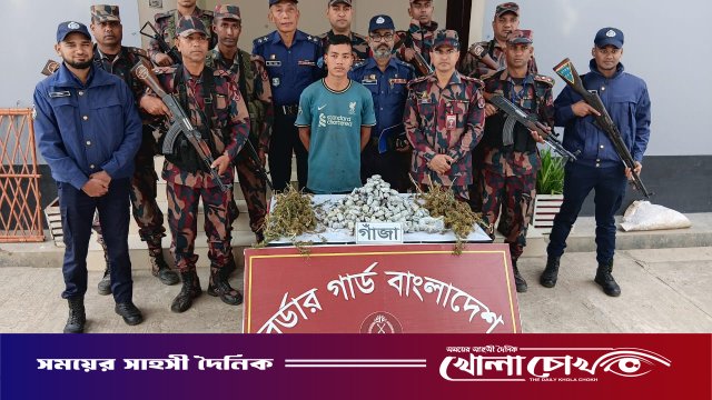 বান্দরবানের গহীন জঙ্গলে গাজা চাষ, চাষী আটক