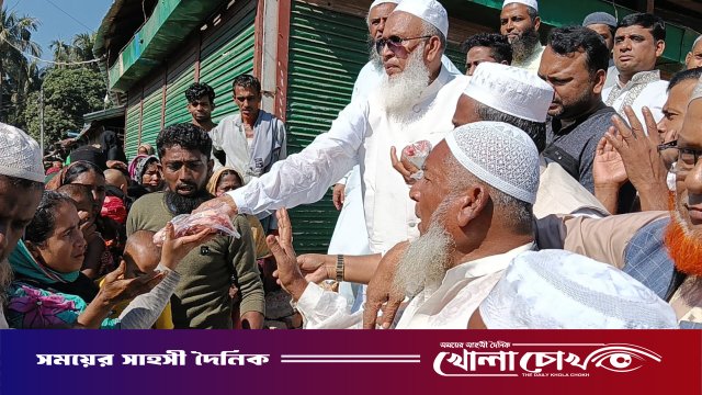 নোয়াখালীতে বেগমজিয়ার রোগমুক্তির জন্য দোয়া মাহফিল