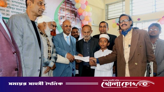 বরকতিয়া এস.এ.আর দাখিল মাদ্রাসায় উপবৃত্তি ও মেধাবৃত্তি প্রদান