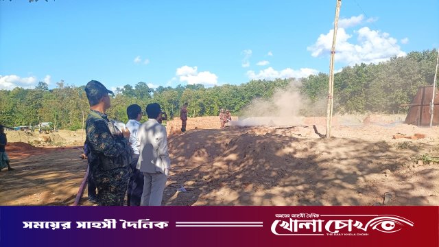 থানচিতে অবৈধ ইটভাটা উচ্ছেদ, দুই লাখ টাকা জরিমানা