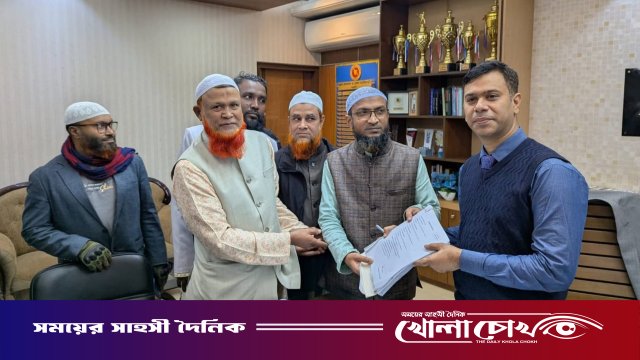 নওগাঁ-০৬ আসনে জামায়াত মনোনীত এমপি প্রার্থী খবিরুল ইসলামের মনোনয়নপত্র দাখিল