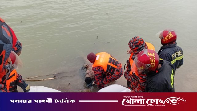 চরভদ্রাসনে বাল্কহেড থেকে পড়ে নিখোঁজ সুকানীর মরদেহ ৬ দিন পর উদ্ধার