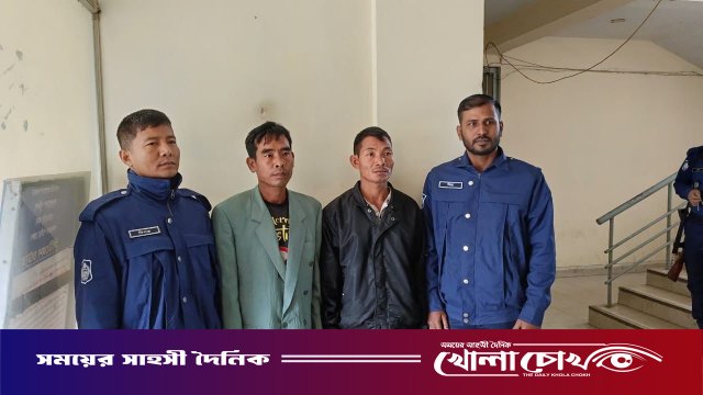 রোয়াংছড়িতে ওমর ফারুক হত্যা মামলার ওয়ারেন্টভুক্ত দুই আসামি গ্রেফতার