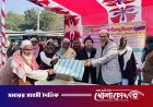 রাণীনগরে জমিয়তে উলামায়ে ইসলামের উদ্যোগে শীতার্তদের মাঝে শীতবস্ত্র বিতরণ