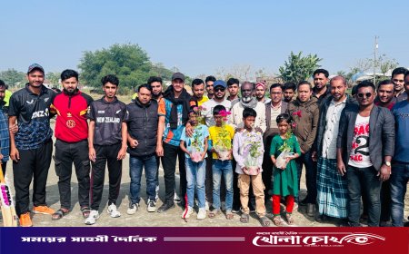 সদরপুরে নতুন বছরে তরুণদের ব্যতিক্রমী আয়োজন: মাদকমুক্ত সমাজ গড়তে টি-১০ ক্রিকেট