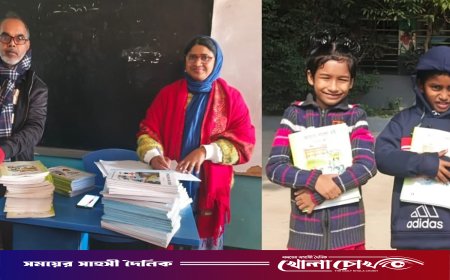 শ্রীনগরে নতুন বইয়ের গন্ধে মাতোয়ারা খুদে শিক্ষার্থীরা, বাঁধভাঙা উচ্ছ্বাস