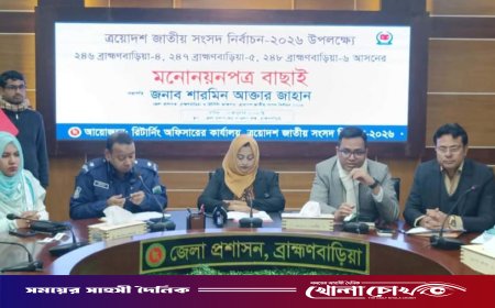 ব্রাহ্মণবাড়িয়ায় ৭ স্বতন্ত্র প্রার্থীর প্রার্থিতা বাতিল