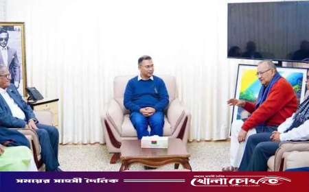 তারেক রহমানের সঙ্গে বাম গণতান্ত্রিক জোটের শীর্ষ নেতাদের সাক্ষাৎ