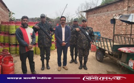 ব্রাহ্মণবাড়িয়ায় সরকার নির্ধারিত মূল্যের চেয়ে বেশি দামে গ্যাস বিক্রি