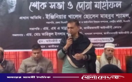 ব্রাহ্মণবাড়িয়ায় বেগম খালেদা জিয়ার স্মরণে জাতীয়তাবাদী আইনজীবী ফোরামের শোকসভা