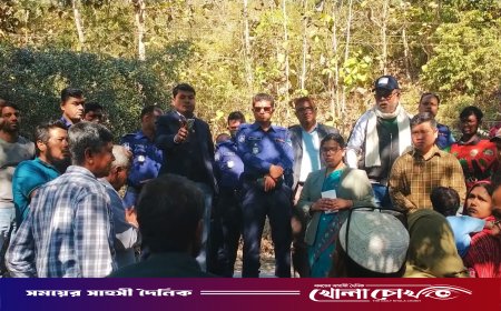 কাপ্তাইয়ে সরকারি খাস জমিতে অবৈধ পাকা স্থাপনা নির্মাণ বন্ধ; উচ্ছেদ হলো দুটি ঘর