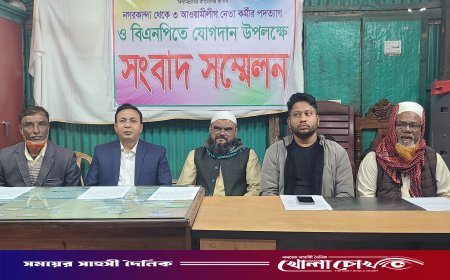 ফরিদপুরে কৃষকলীগ সভাপতিসহ আওয়ামী লীগের পাঁচ নেতার পদত্যাগ, বিএনপিতে যোগদান