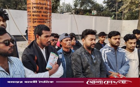 ফরিদপুরে ‘হ্যাঁ’ ভোটের প্রচারণায় জাতীয় যুব শক্তির লিফলেট বিতরণ ও গণসংযোগ