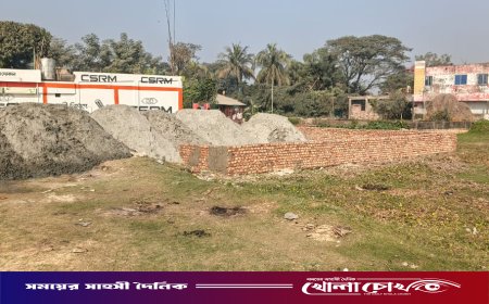 সরাইলে আদালতের নিষেধাজ্ঞা অমান্য করে জমি দখল ও দেয়াল নির্মাণ