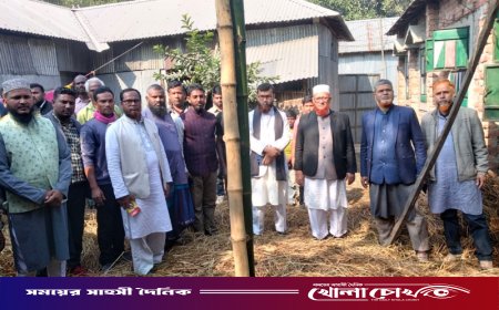 জলঢাকায় ঘরে তালাবদ্ধ করে পুড়িয়ে হত্যার চেষ্টা