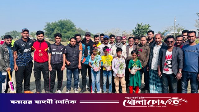 সদরপুরে নতুন বছরে তরুণদের ব্যতিক্রমী আয়োজন: মাদকমুক্ত সমাজ গড়তে টি-১০ ক্রিকেট