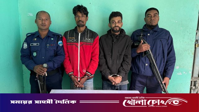 ‎নোয়াখালীতে আবাসিক হোটেল থেকে বিদেশি পিস্তল-গুলিসহ গ্রেপ্তার ২