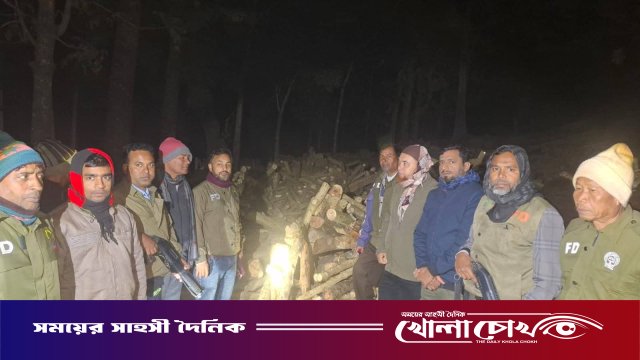 ইটভাটায় বন বিভাগের হানা