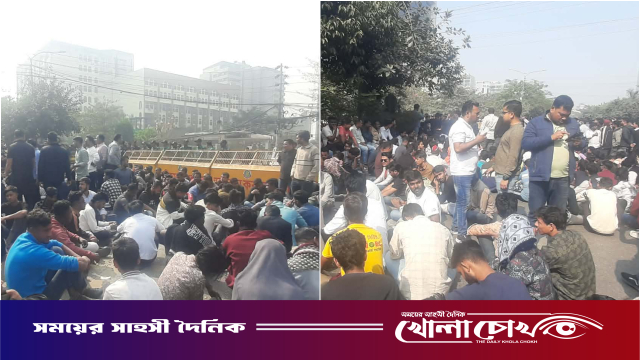 তিন দাবিতে নির্বাচন ভবন ঘেরাও: ইসির বিরুদ্ধে পক্ষপাতিত্বের অভিযোগ ছাত্রদলের