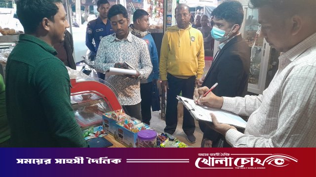 ফরিদপুরের বোয়ালমারীতে নিয়ম অমান্য করায় দুই বেকারিকে ৪০ হাজার টাকা জরিমানা