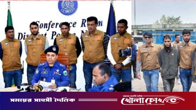 নওগাঁয় ধানবোঝাই ট্রাক ডাকাতি: ৪৮ ঘণ্টার মধ্যে আন্তঃজেলা চক্রের ৬ সদস্য গ্রেপ্তার