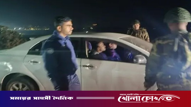 নির্বাচনকে কেন্দ্র করে আইনশৃঙ্খলা বাহীনির কঠোর ব্যবস্থা