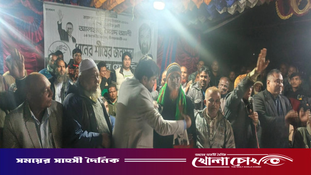 জলঢাকায় ধানের শীষের প্রচারণায় জামায়াত কর্মীর বিএনপিতে যোগদান