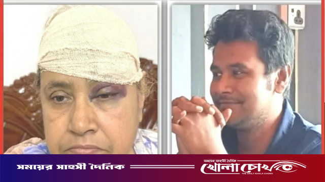 নওগাঁয় জমির লোভে ছেলের আঘাতে মা রক্তাক্ত, কারাগারে ছেলে