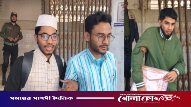 শিক্ষার পথে বাধা নয়, কুবিতে দৃষ্টি প্রতিবন্ধী তিন শিক্ষার্থীর ভর্তি পরীক্ষা