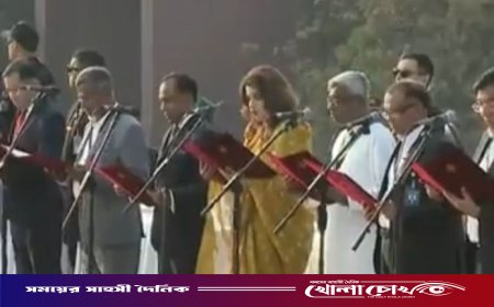 পররাষ্ট্র মন্ত্রণালয়ের প্রতিমন্ত্রী হিসেবে শপথ গ্রহণ করলেন শামা ওবায়েদ