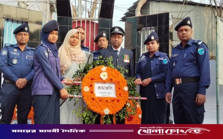 ভাষা শহীদদের প্রতি বিনম্র শ্রদ্ধা: নগরকান্দায় আন্তর্জাতিক মাতৃভাষা দিবস পালিত