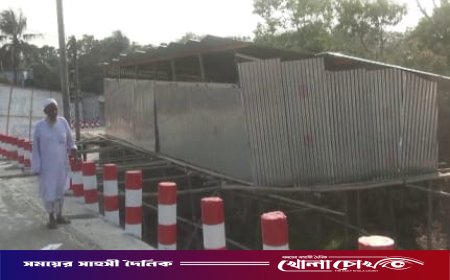 ‎কুমার নদীর পাড়ে রাতারাতি দোকানঘর! হতদরিদ্রের জমি দখলের অভিযোগে উত্তাল নগরকান্দা