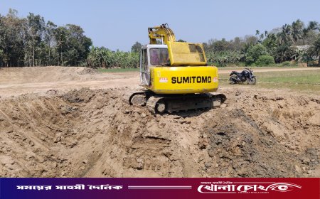 নগরকান্দায় প্রশাসনের জরিমানার পরও থামছে না মাটিখেকোদের দৌরাত্ম্য