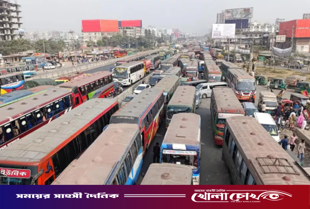 গ্যাসের দাবিতে উত্তাল রায়েরবাগ-শনিরআখড়া: ঢাকা-চট্টগ্রাম মহাসড়ক অবরোধ