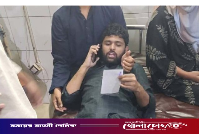 ইনকিলাব মঞ্চের আব্দুল্লাহ আল জাবের গুলিবিদ্ধ