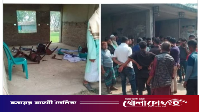 নোয়াখালীতে বিএনপির বিদ্রোহী প্রার্থীর নির্বাচনী কার্যালয়ে হামলা-ভাঙচুর