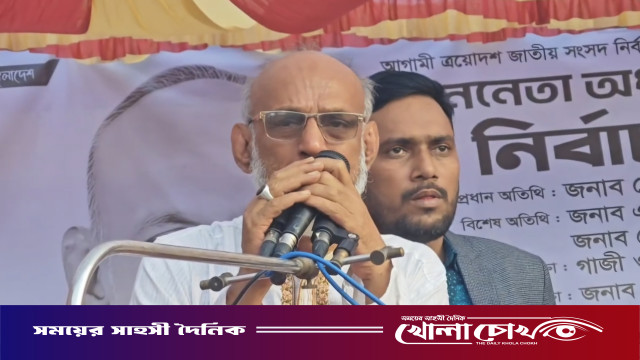 ভোট যুদ্ধের এ লড়াইয়ে আপনাদের দোয়া নিতে এসেছি : অধ্যক্ষ আলমগীর হোসেন