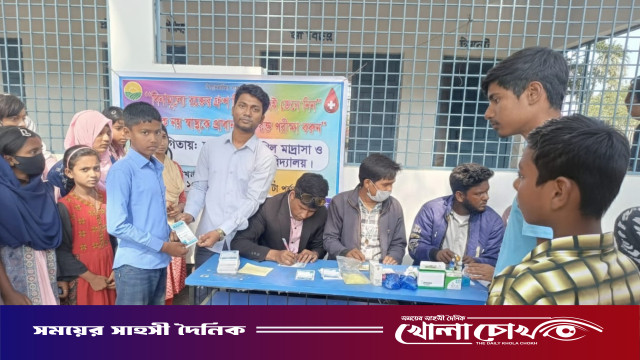 আত্রাইয়ে ‘সারা বাংলা কৃষি উন্নয়ন সমবায় সমিতি’র উদ্যোগে বিনামূল্যে রক্ত গ্রুপ নির্ণয় কর্মসূচী অনুষ্ঠিত