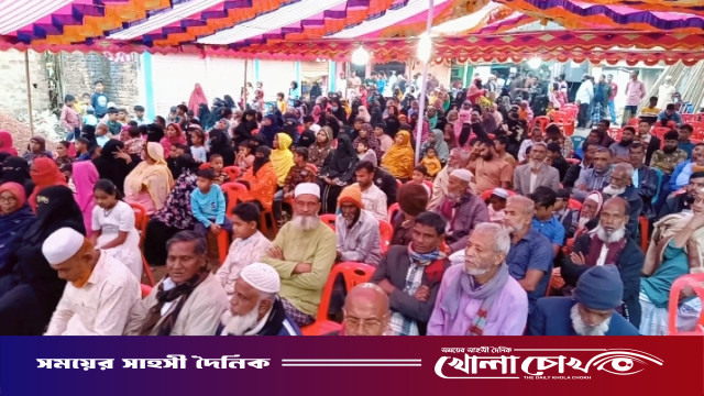 আসন্ন জাতীয় সংসদ নির্বাচন ২০২৬ উপলক্ষে বিষ্ণুপুর ইউনিয়নের রানওয়ে বাজারে বিএনপির বিশাল আলোচনা সভা অনুষ্ঠিত।