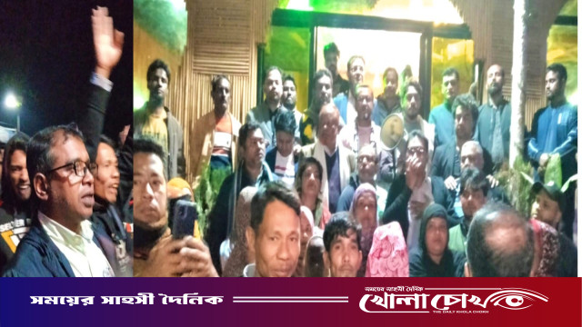 নির্বাচনী প্রচারণার শেষ দিনে কাপ্তাইয়ে বিএনপির শক্তির মহড়া