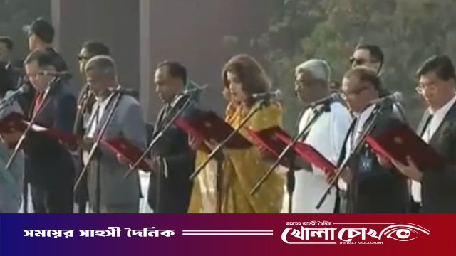 পররাষ্ট্র মন্ত্রণালয়ের প্রতিমন্ত্রী হিসেবে শপথ গ্রহণ করলেন শামা ওবায়েদ