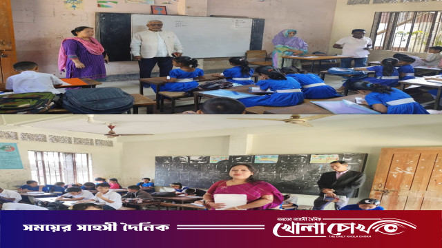 ​রং-তুলি আর বর্ণমালায় ভাষা শহীদদের শ্রদ্ধা জানালো কাপ্তাইয়ের শিশুরা