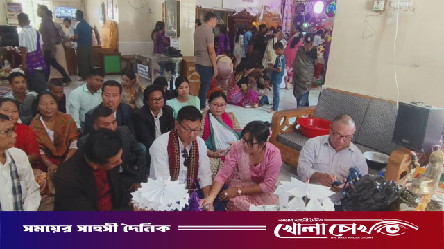 পার্বত্য মন্ত্রীর দীর্ঘায়ু কামনায় চিৎমরম বৌদ্ধ বিহারে মারমা ঐক্য পরিষদের সংঘদান